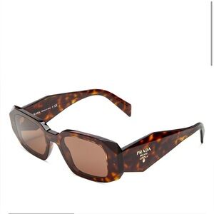 Prada symbole rectangular sunglasses 49mm